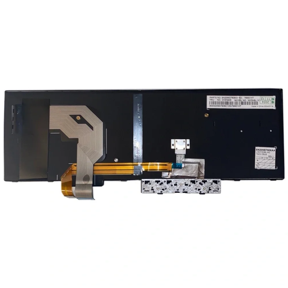 U.S English Backlit Laptop Keyboard for Lenovo Thinkpad P15 Gen 2 5N21B44402 etc